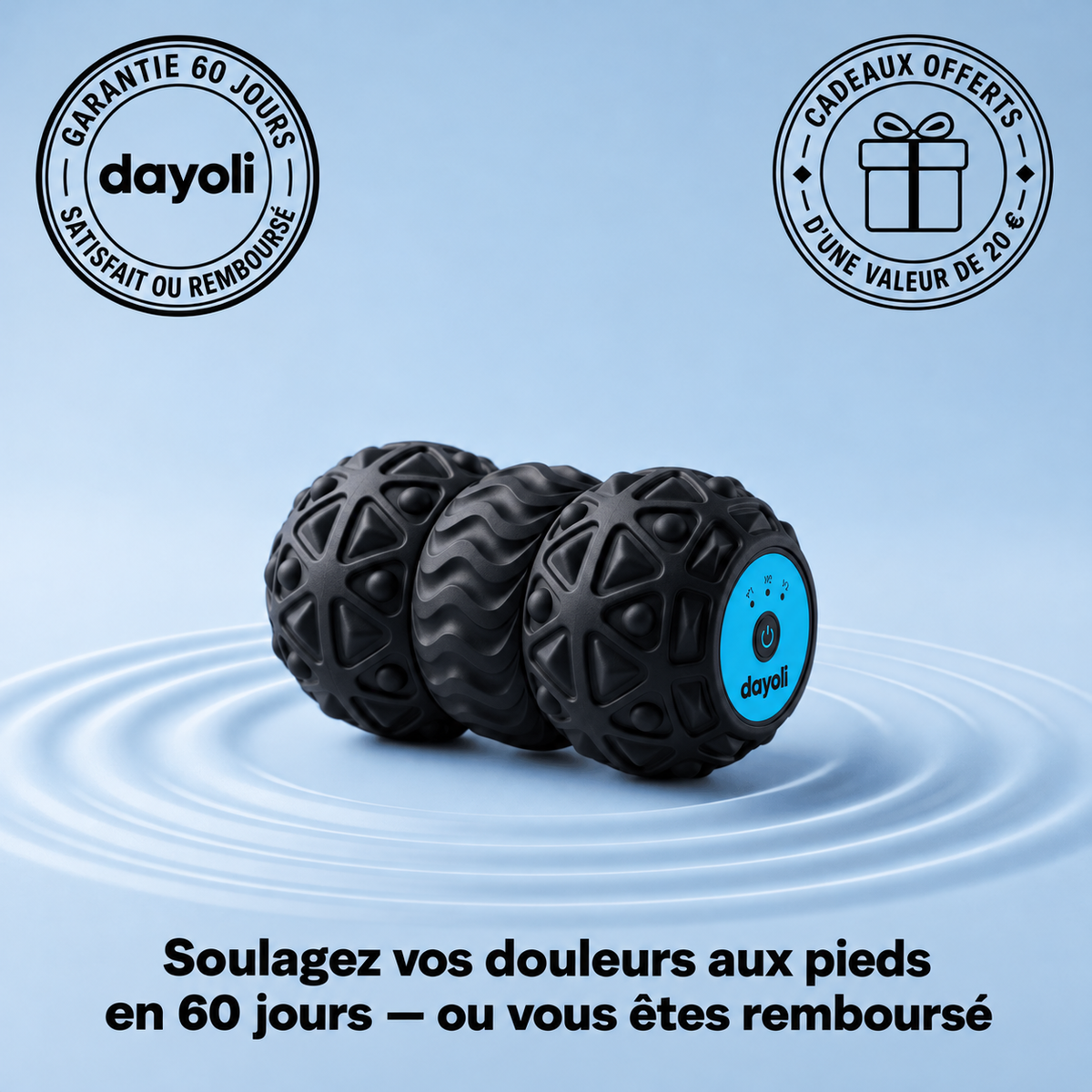 Dayoli — Rouleau Plantaire Vibrant