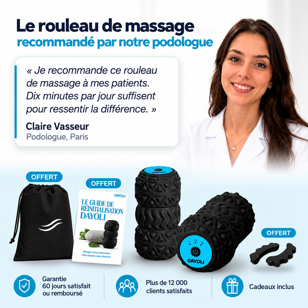Dayoli — Rouleau Plantaire Vibrant