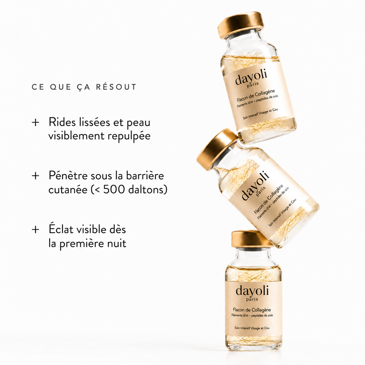 Dayoli — Sérum Coréen aux Peptides Dorés de Soie