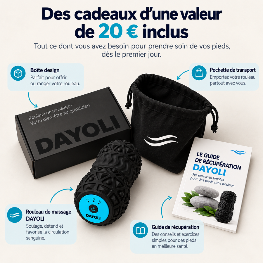 Dayoli — Rouleau Plantaire Vibrant