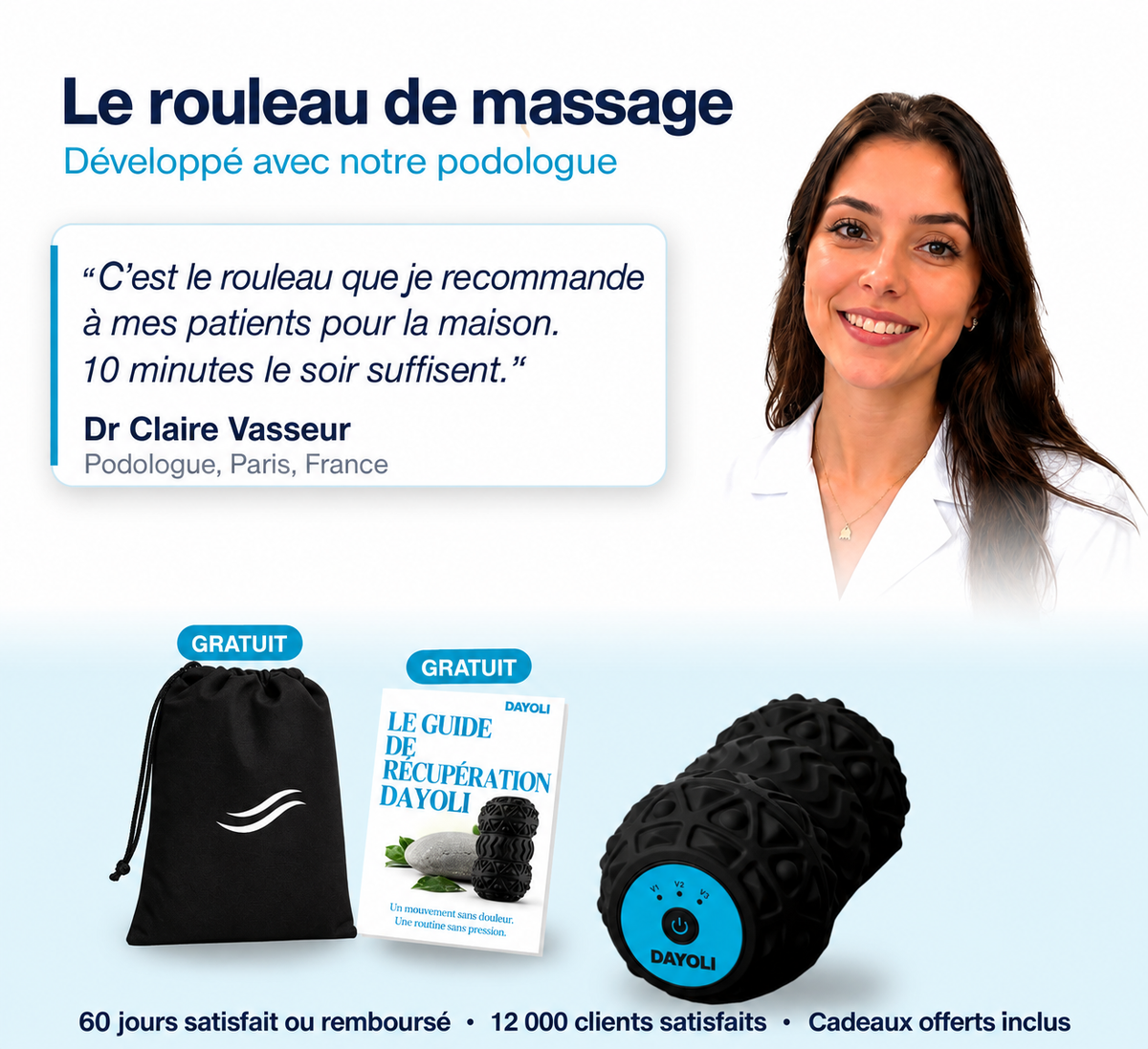 Dayoli — Rouleau Plantaire Vibrant
