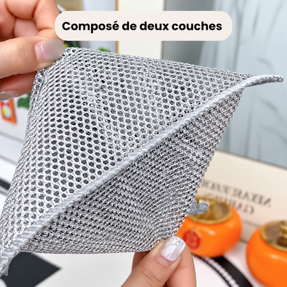 DayoliClean – Lavettes anti-rayures en fibres d'acier (lot)