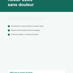 Guide « Rester assis sans douleur »